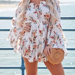Nanamacs Floral Romper
